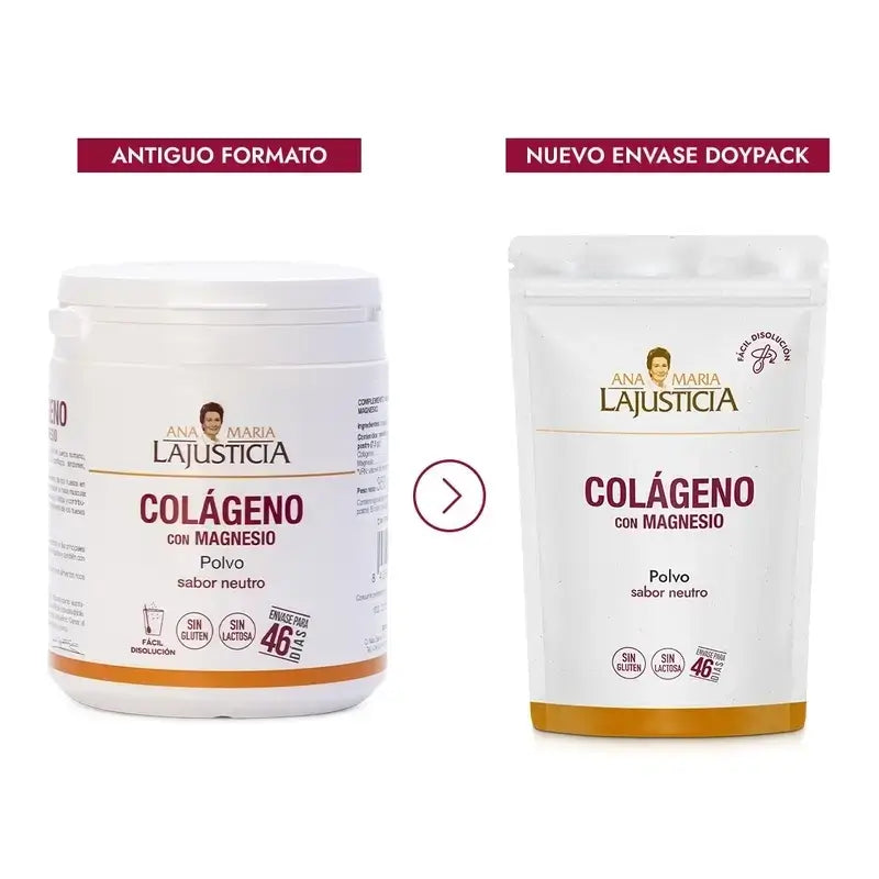 Ana Maria Lajusticia Collagen With Magnesium Doypack , 2x350 grammes