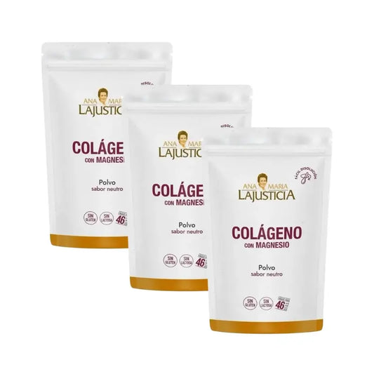 Ana Maria Lajusticia Collagen With Magnesium Doypack , 3x350 grammes