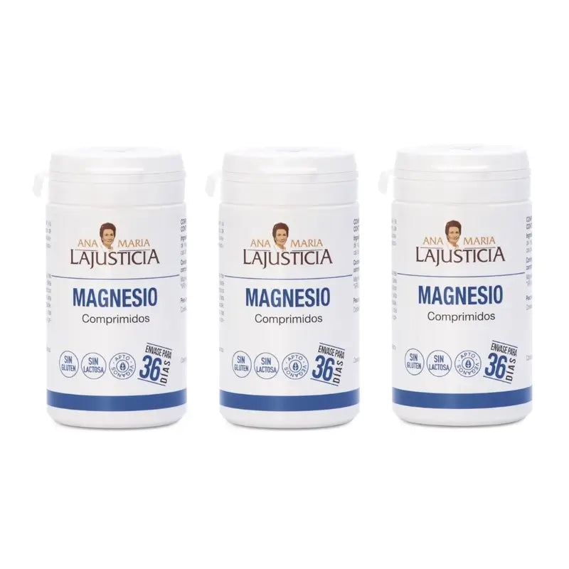 Ana Maria Lajusticia Chlorure de magnésium, 3x147 comprimés
