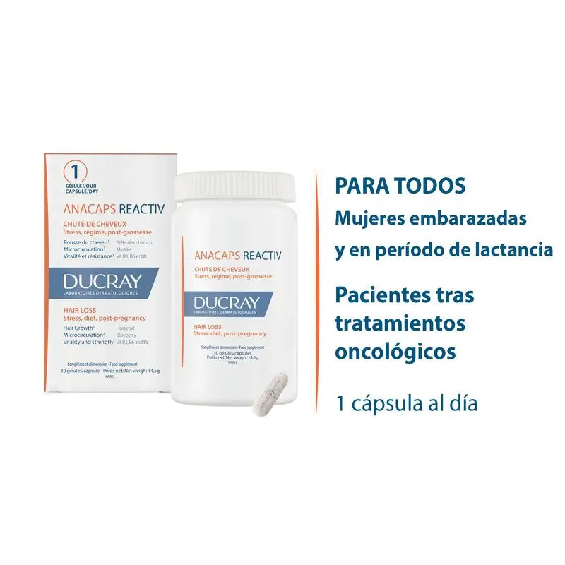 Ducray Anacaps Reactiv 30 gélules