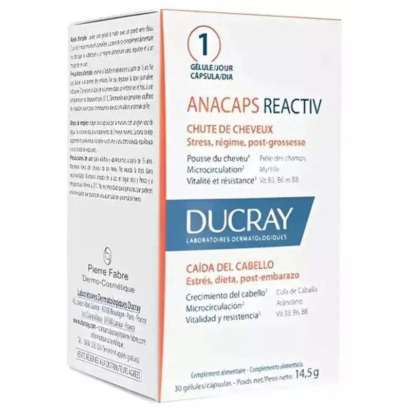 Ducray Anacaps Reactiv 30 capsules