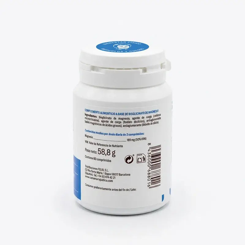 Anamarialajusticia Bisglycinate de magnésium, 60 comprimés
