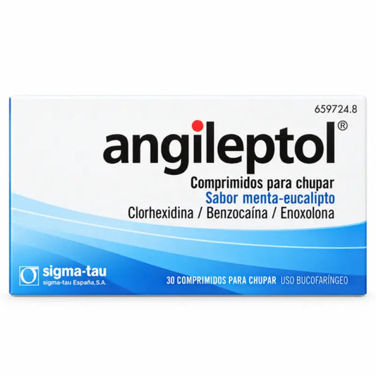 Angileptol, saveur menthe-eucalyptus, 30 comprimés pour enfants...