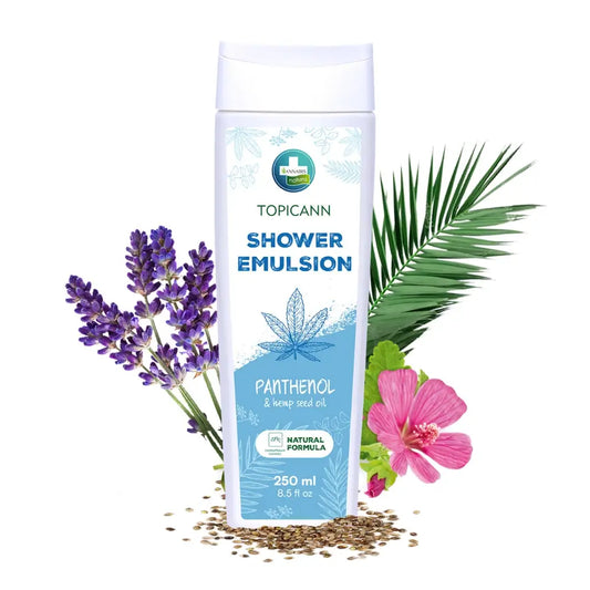 Annabis Topicann Gel Douche Naturel Emulsion Peau Atopique 250Ml