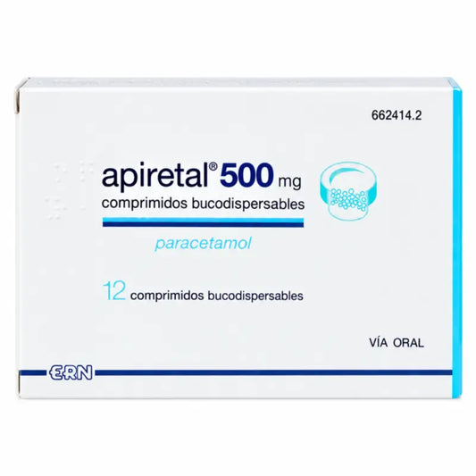 Apiretal 500 mg 12 comprimés orodispersibles