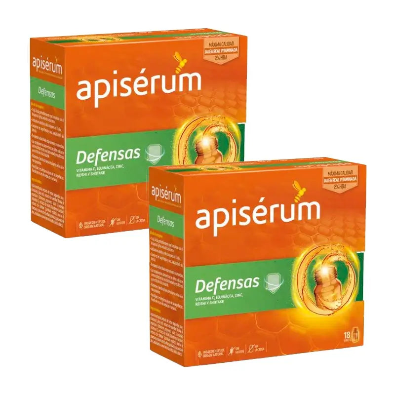 ApiSérum Duplo Defensas Ampoules buvables 2 x 18 unités