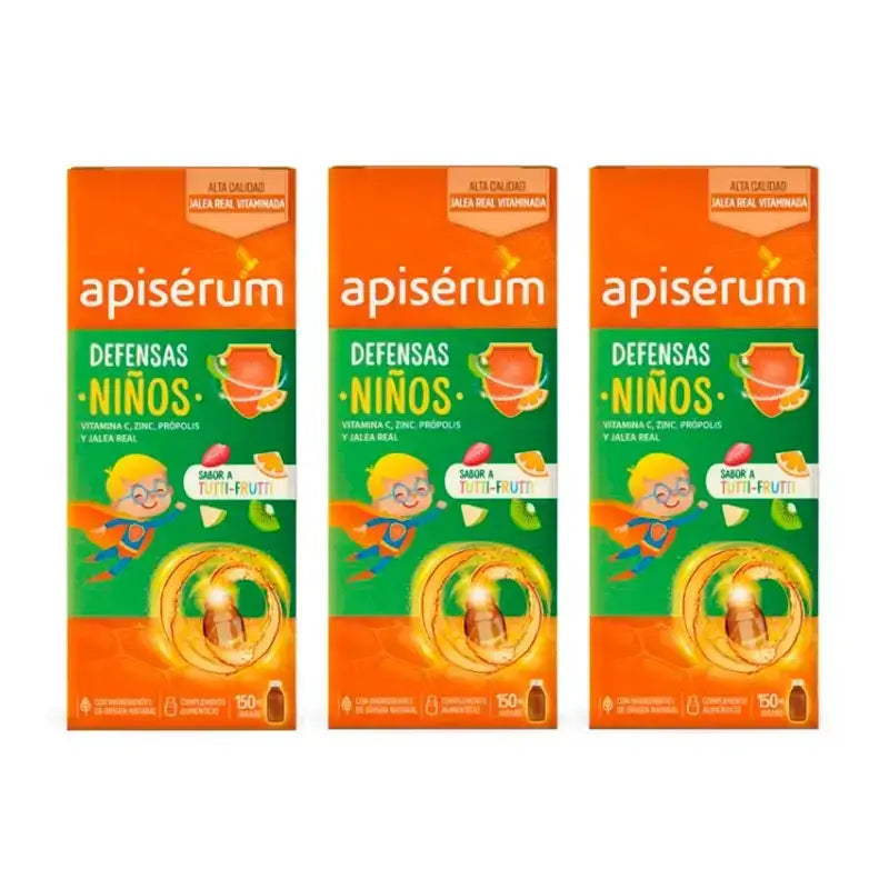 ApiSérum Triplo Défenses Enfants - Gelée Royale 3 x 150ml