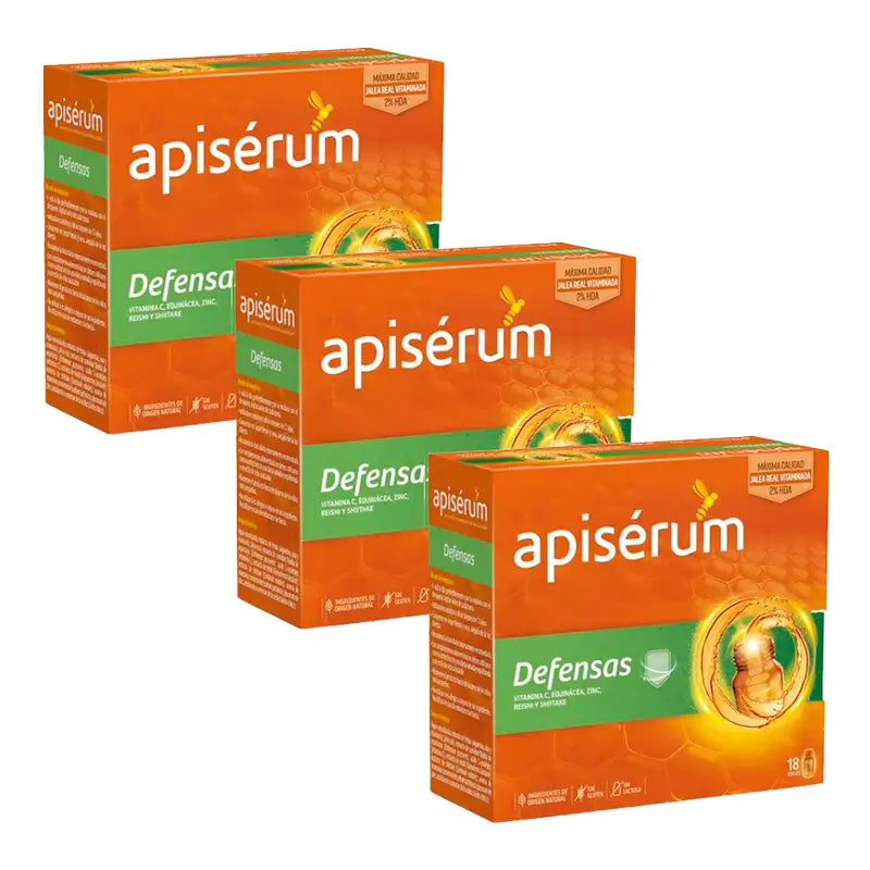 ApiSérum Triplo Defensas Ampoules buvables 3 x 18 unités