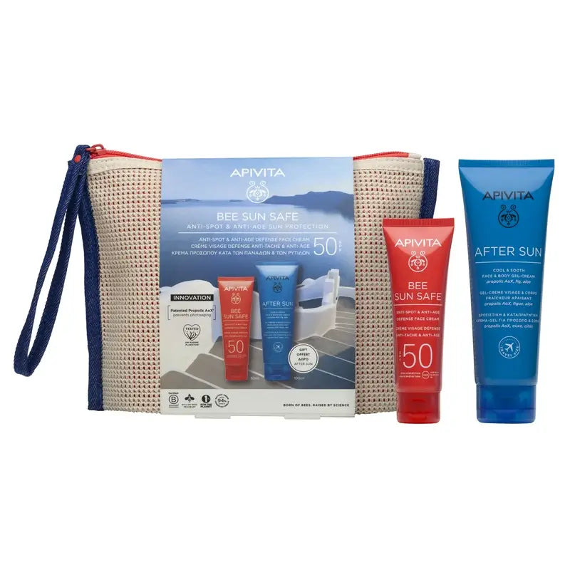 Apivita Bee Sun Safe Anti-Aging & Anti-Blemish Cream Spf50, 50 ml