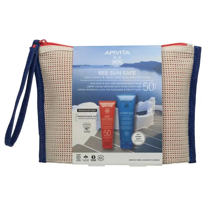 Apivita Bee Sun Safe Anti-Aging & Anti-Blemish Cream Spf50, 50 ml