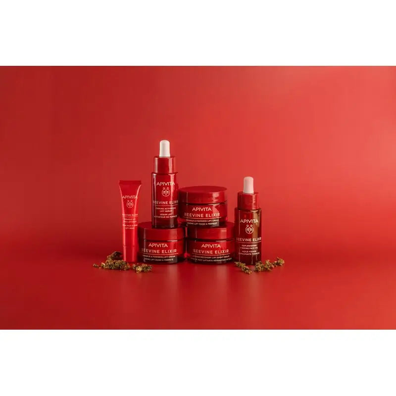 Apivita Beevine Elixir Revitalisant - Raffermissant - Huile visage anti-rides, 30 ml