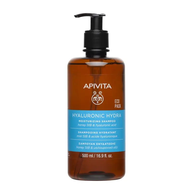 Apivita Shampooing Hydra Hyaluronic, 500 ml
