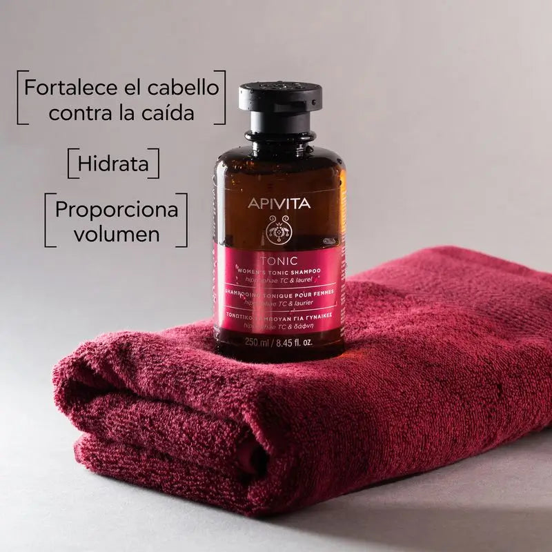 APIVITA Shampooing tonique pour femmes contre la chute des cheveux à l'argousier et au laurier 250 ml