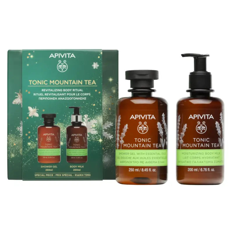 Coffret Apivita Tonic Mountain Gel + Lotion, 250 + 200 ml