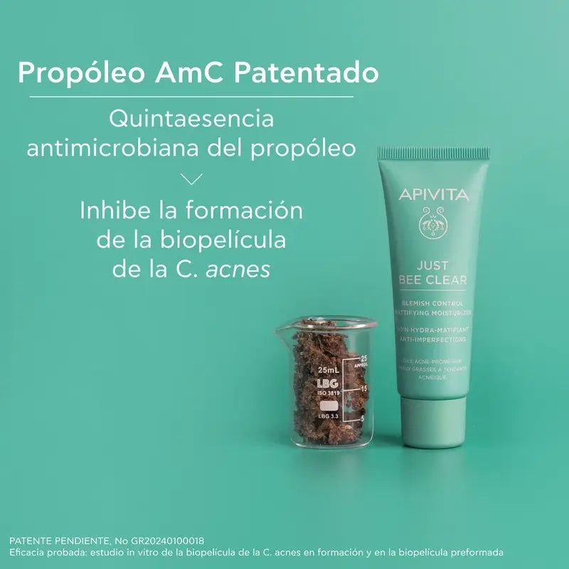 Apivita Just Bee Clear Mattifying Anti-Perfection Cream, 40 ml
