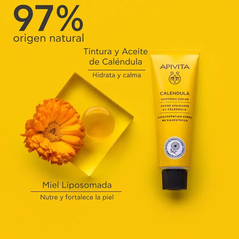 Apivita Crèmes apaisantes à base de plantes et de calendula, 50 ml