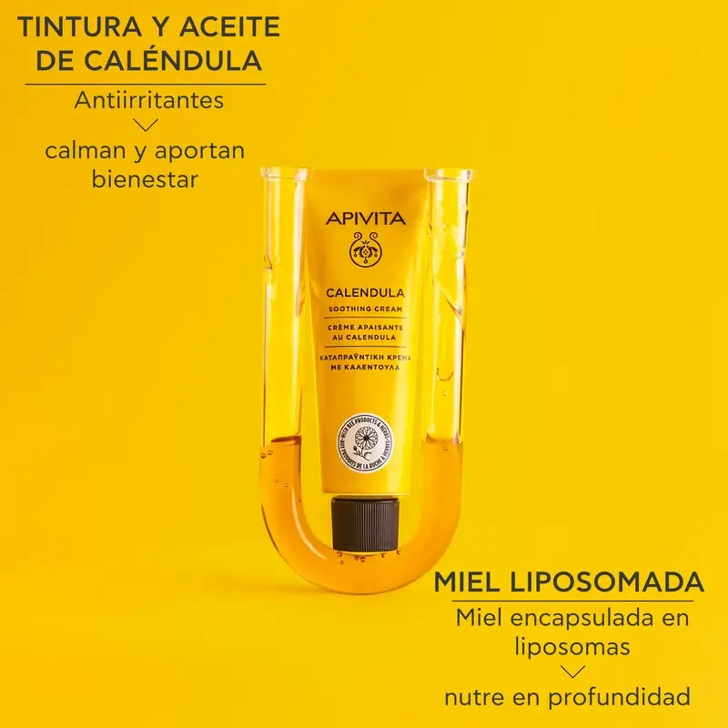 Apivita Crèmes apaisantes à base de plantes et de calendula, 50 ml