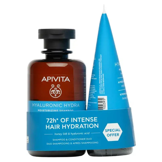 Apivita Hair Care Pack Shampooing hydratant + Conditionneur, 250 + 150 ml