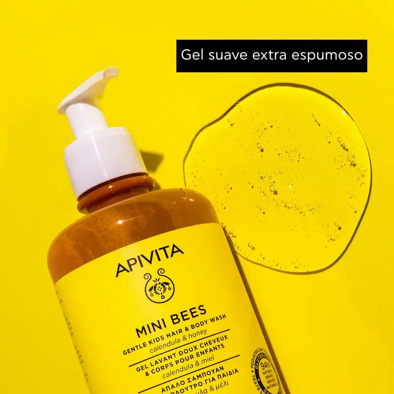APIVITA Shampooing Gel doux pour enfants, 500 ml