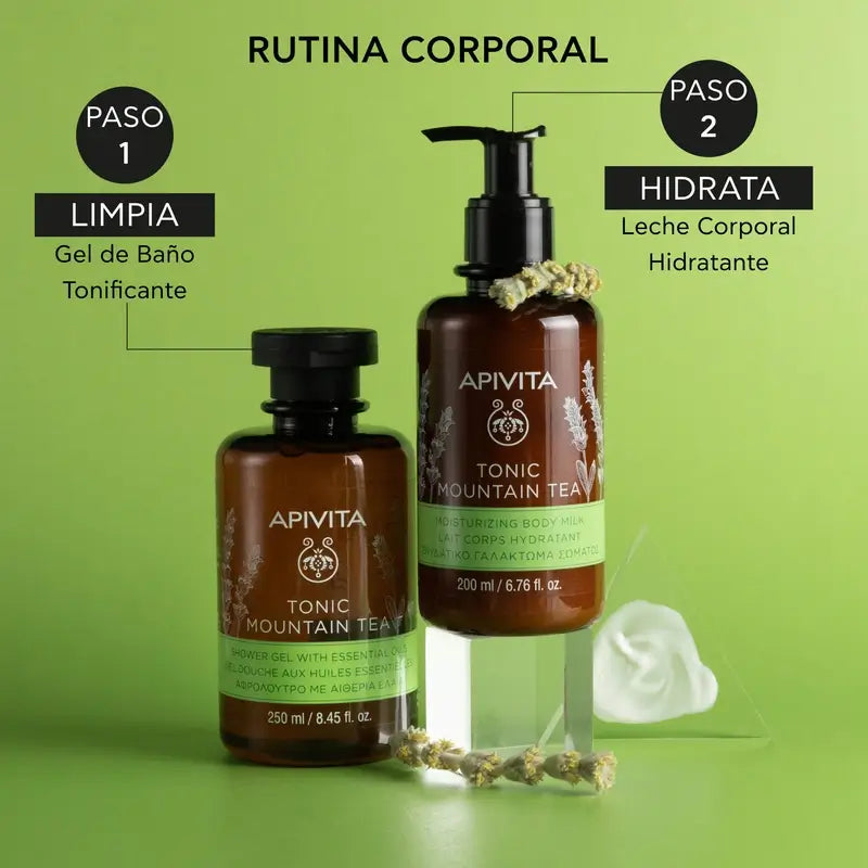 Apivita Mountain Tea Gel de bain au thé de montagne 250ml