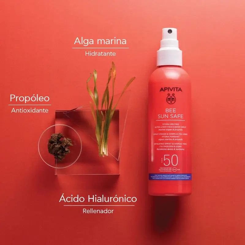 APIVITA Hydra Melting Spray Ultralight SPF 50, 200 ml