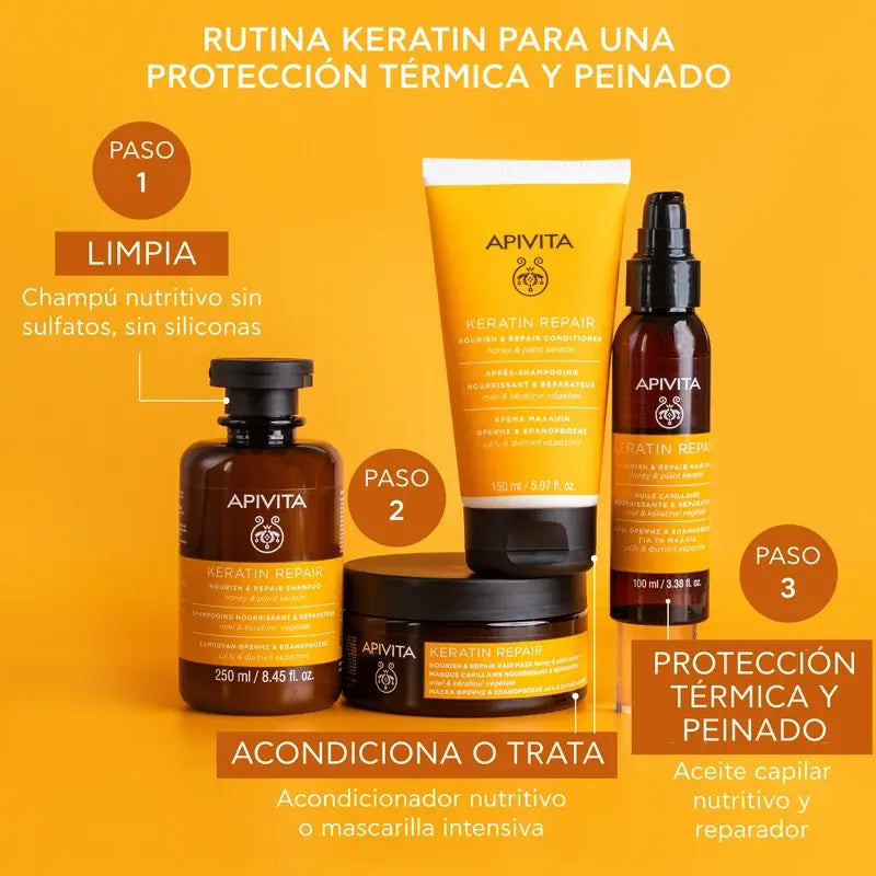Apivita Keratin Repair Hair Oil