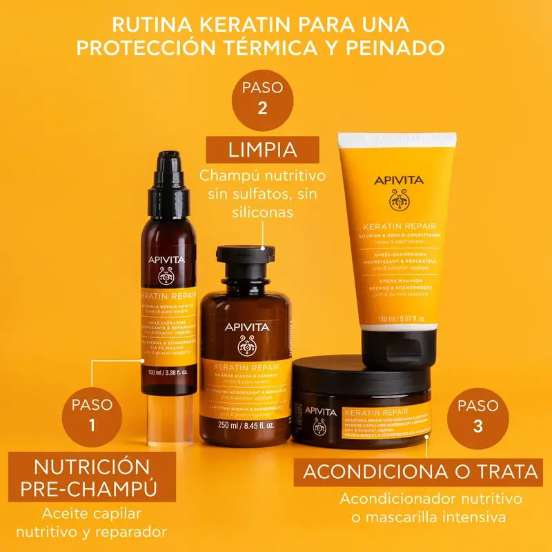Apivita Keratin Repair Hair Oil