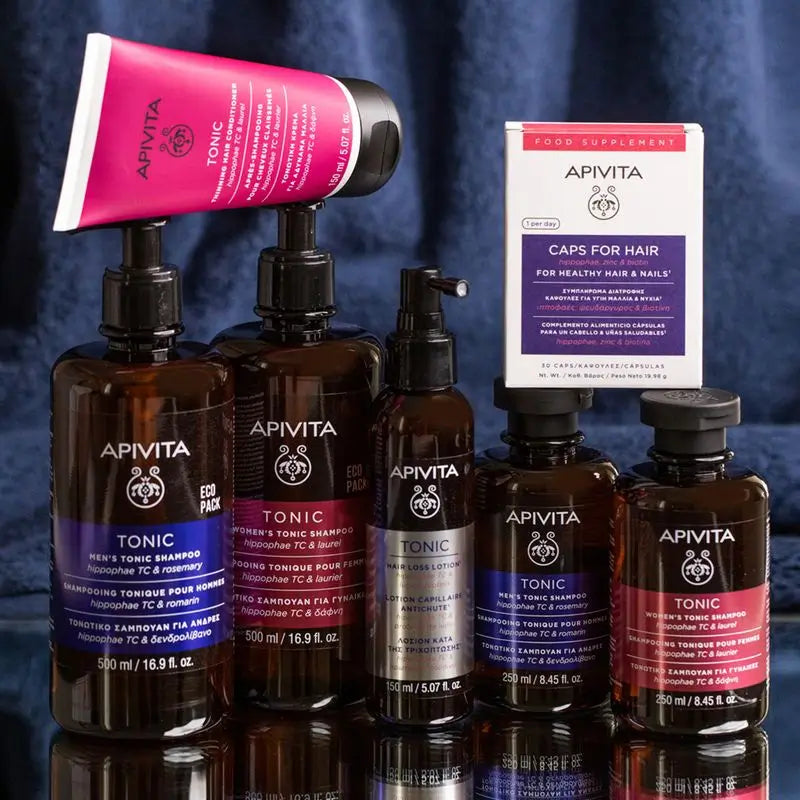 APIVITA Lotion contre la chute des cheveux avec Hippophae Tc et protéines de lupin