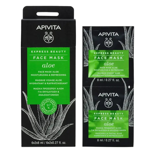 APIVITA Express Beauty Masque hydratant à l'aloès