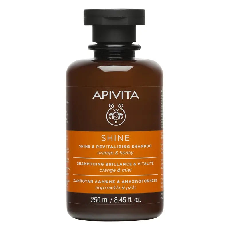 APIVITA Shampooing brillance et vitalité à l'orange et au miel 250 ml
