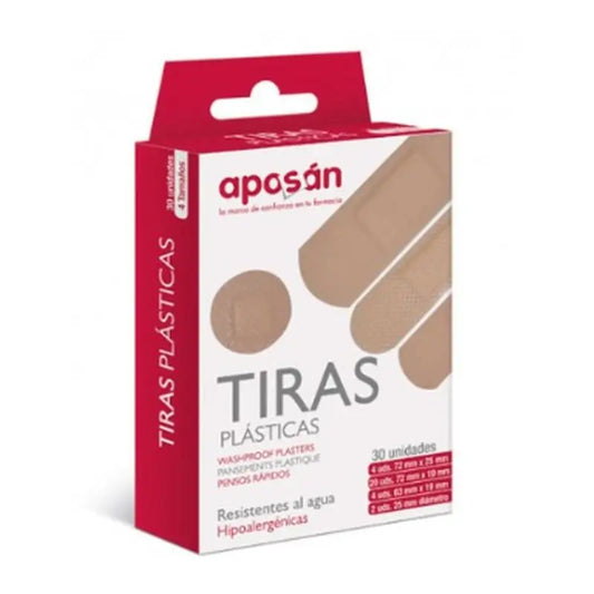 APOSAN Assorted Plastic Strips , 20 units