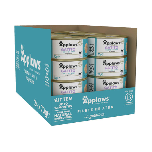 Applaws Chat Chaton Thon Boîte 24X70Gr