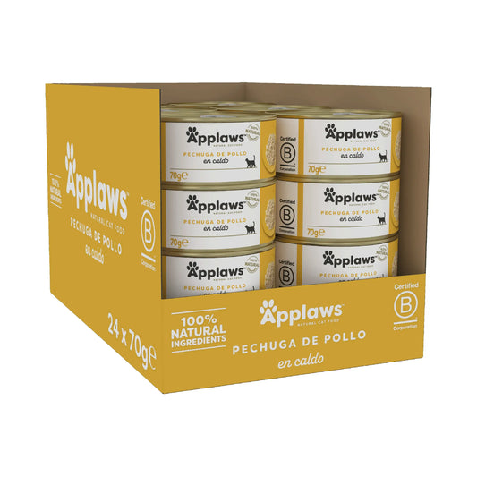 Applaws Cat Chicken Breast Can 24X70Gr
