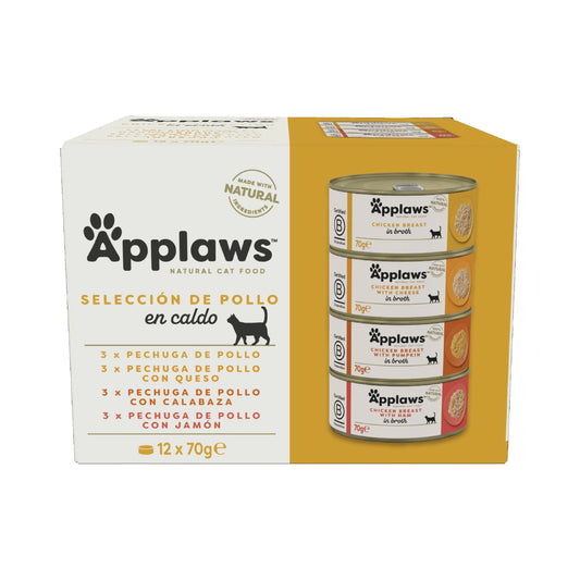 Applaws Cat Chicken Multipack 12X70Gr