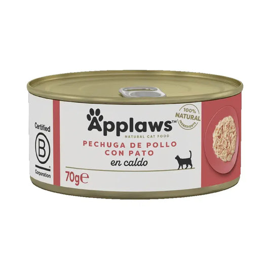 Applaws Cat Chicken & Duck Canette 24X70Gr