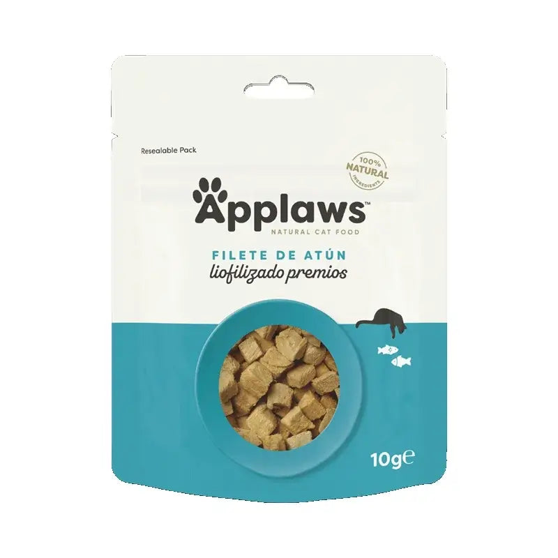 Applaws Cat Snack Filet de thon lyophilisé, 12x10 grammes
