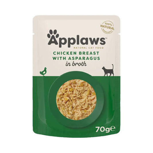Applaws Cat Chicken Enveloppe With Asparagus 12X70Gr