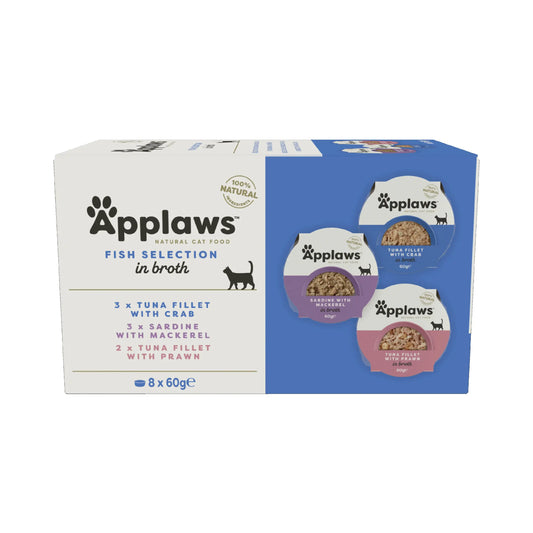 Applaws Cat Multi Choice Fish Portion 8X60