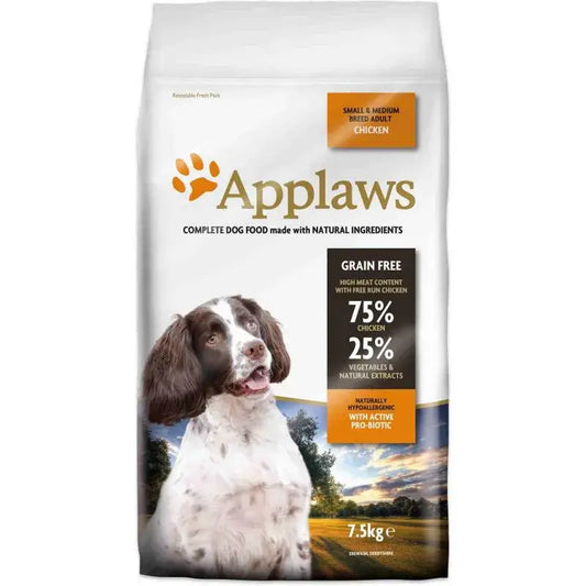 Applaws Dog Dry Adult Small & Medium Breed Chicken 7Kg