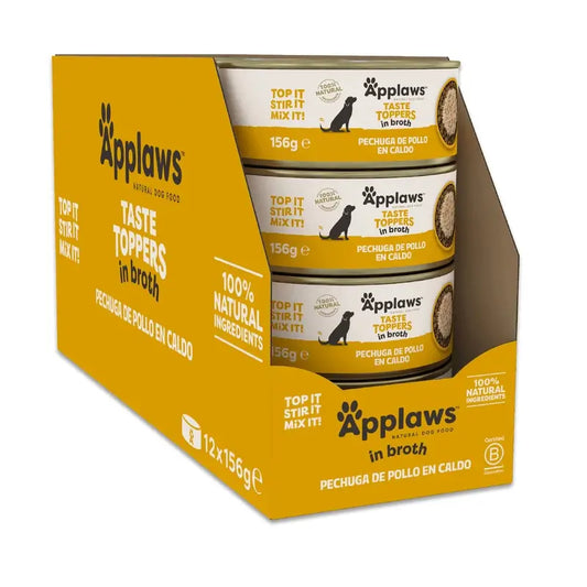 Applaws Dog Topper Can Chicken In Broth 12X156Gr