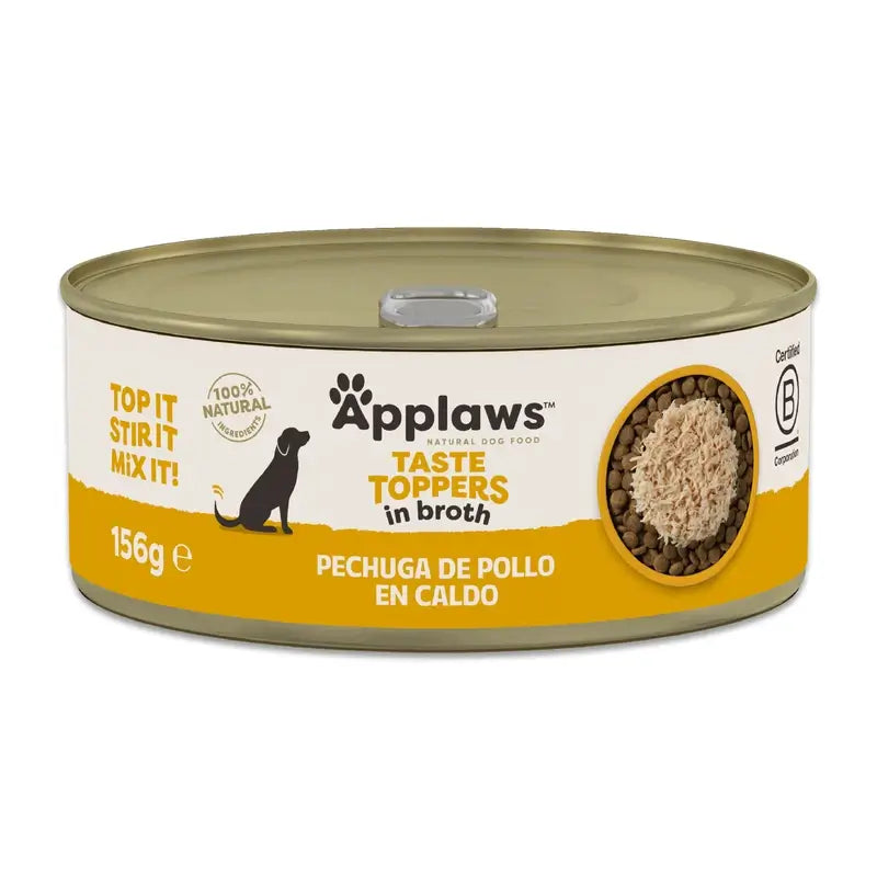 Applaws Dog Topper Can Chicken In Broth 12X156Gr