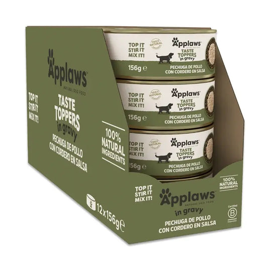 Applaws Dog Topper Tin Chicken & Lamb In Sauce 12X156Gr
