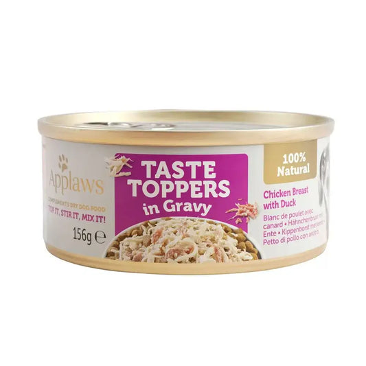 Applaws Dog Topper Tin Chicken & Duck In Sauce 12X156Gr