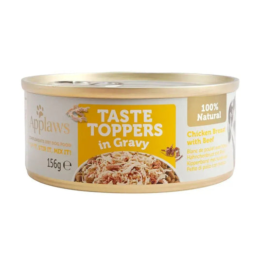 Applaws Dog Topper Tin Chicken & Beef In Sauce 12X156Gr