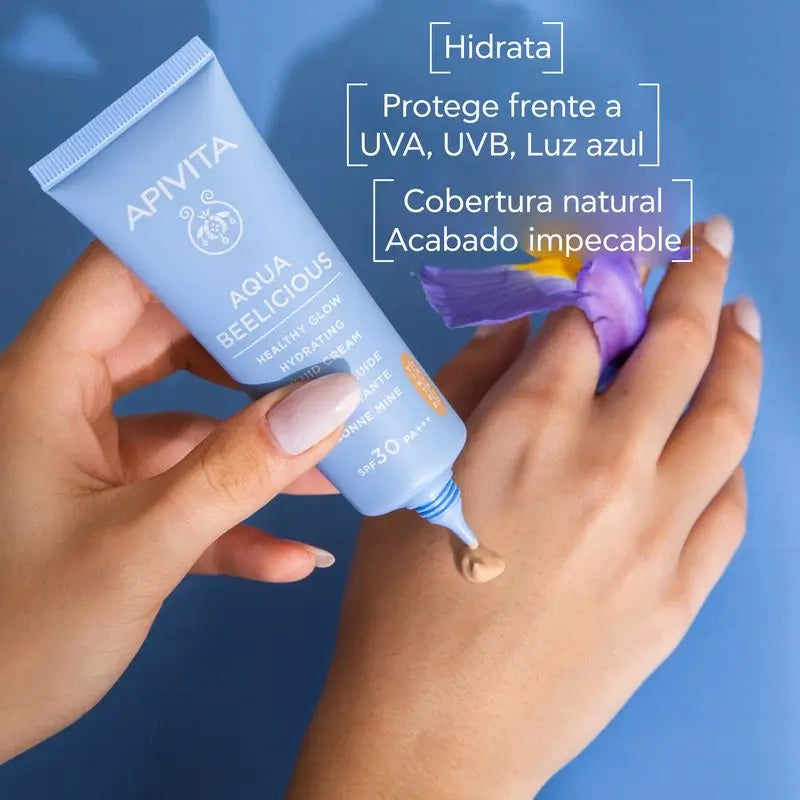 Apivita Aqua Beelicious Crème fluide illuminante SPF30, 40 ml