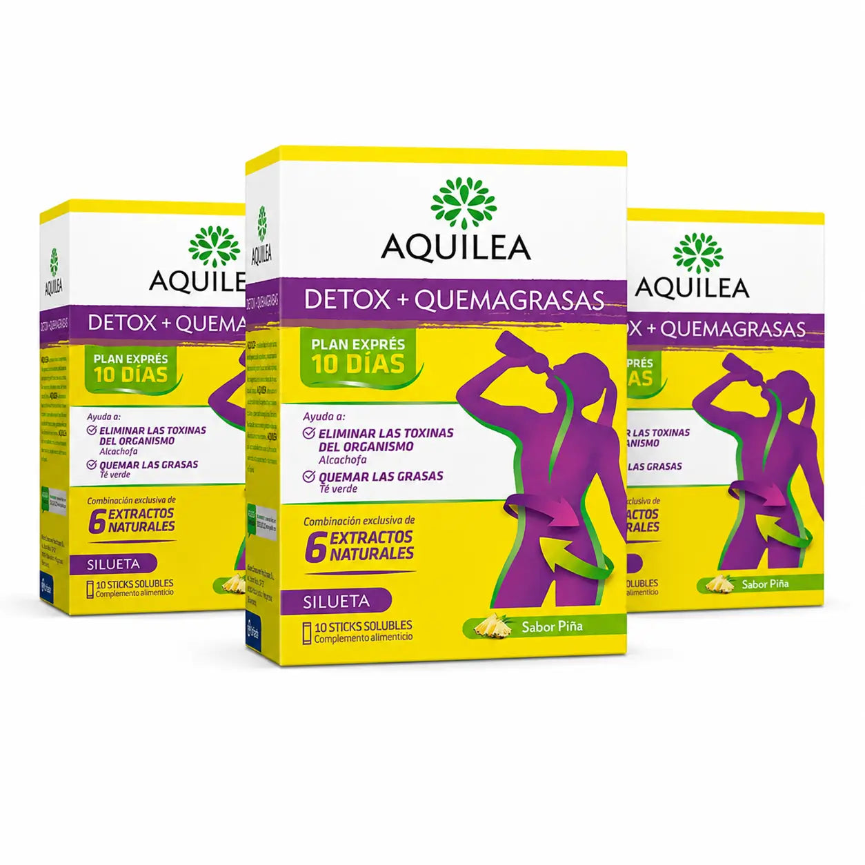 Aquilea Detox 10 sticks, lot de 3