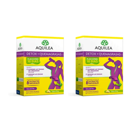 Aquilea Detox, 2X10 bâtons