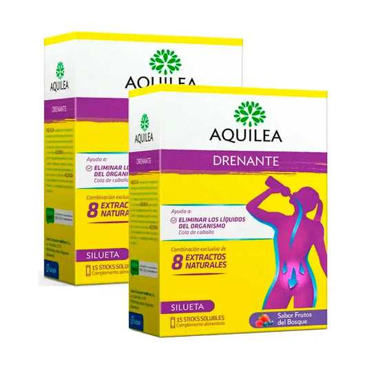 Aquilea Drainage Forest Berry Flavour, Pack 2 x 15 bâtonnets