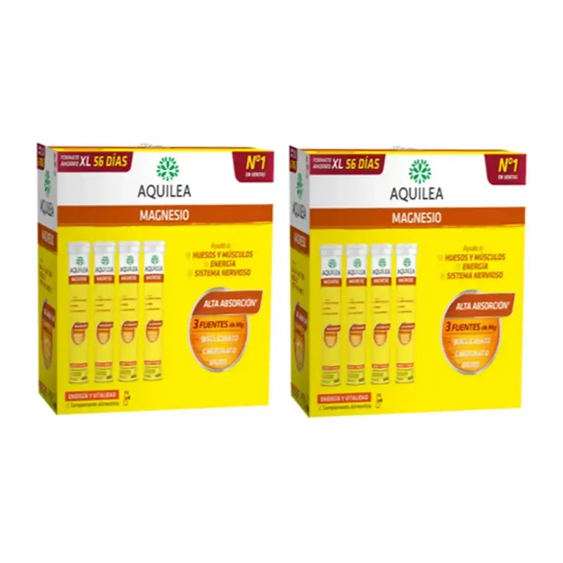 Aquilea Energy & Vitality Magnésium Effervescent , 2X56 Comprimés