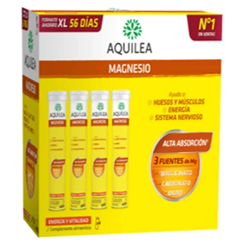Aquilea Energy & Vitality Magnésium Effervescent , 56 comprimés
